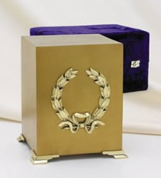 Picture of product Brushed Brass Urn - 703