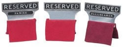 Picture of product Reserved Seat Signs - Aluminum - CC305-P