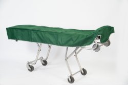 Picture of product Mortuary Cot Cover - Unlined Forest Gree - FCC-3M