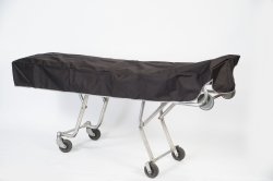 Picture of product Mortuary Cot Cover - Unlined Black - FCC-4MM